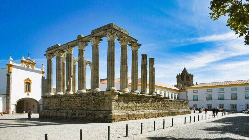 Rota Vinhos Alentejo Templo Romano Évora Patrimônio Histórico