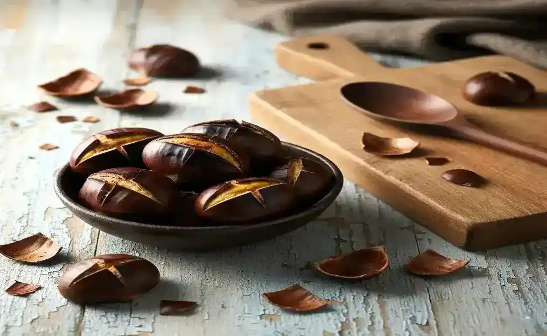 Castanhas assadas no magusto