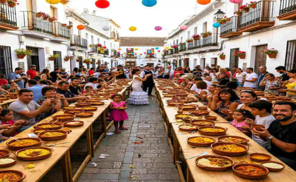Mulher com traje tradicional dançando
