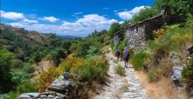Ruta turística e paisagem