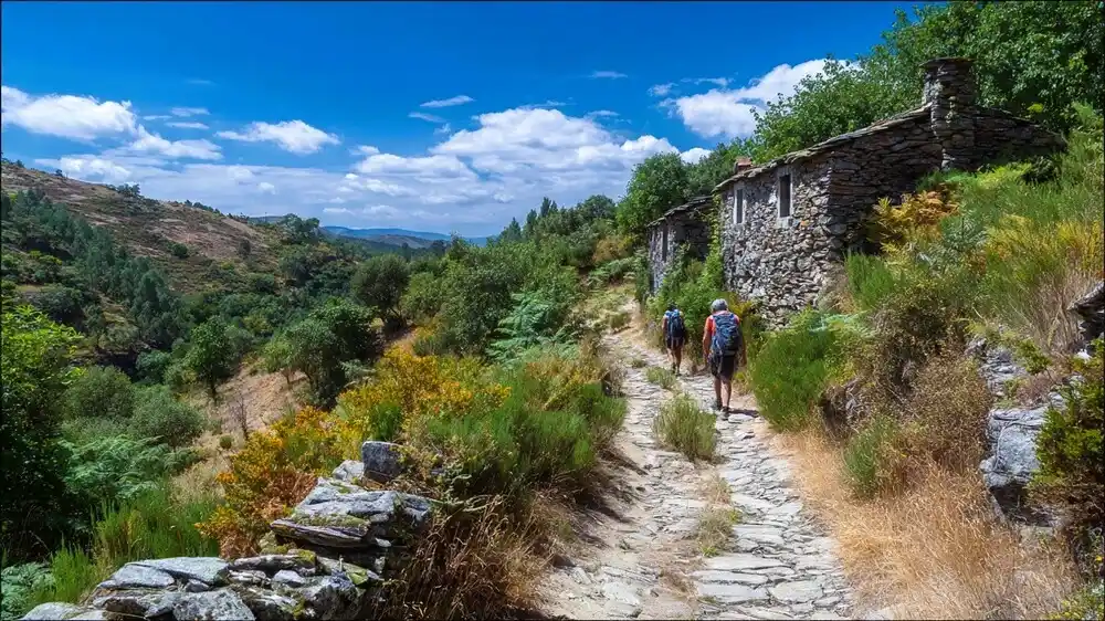 Ruta turística e paisagem