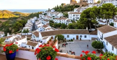 Um mar de cal contra o azul infinito: as Aldeias Brancas são labirintos de luz que guardam séculos de segredos andaluzes.