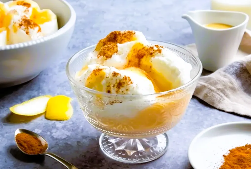 Farófias tradicionais com creme de gemas e canela, doce típico do Sabugal.